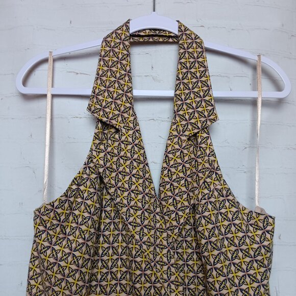 Free People Louie Blazer Mini Dress Halter Neck Pockets Size LARGE NWOT - Picture 5 of 14